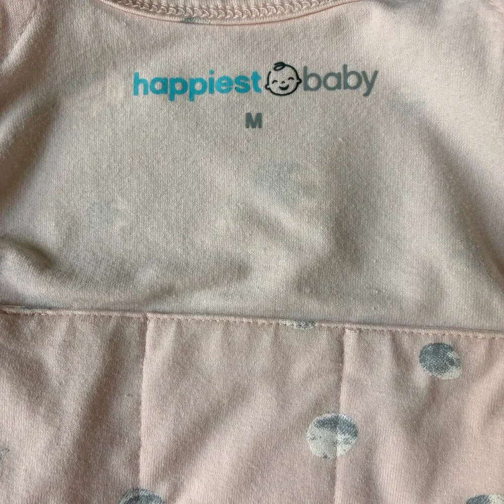 Happiest Baby Sleep Sack Pink Planet Print Infant Swaddle